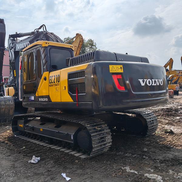 Volvo EC210 Used Hydraulic Excavator 21 Tonnage 123KW 1.0m3 Bucket Capacity