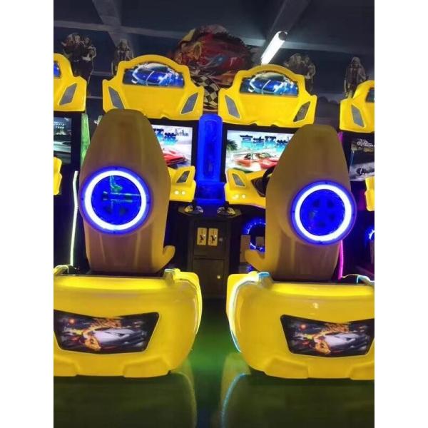 PlayFun Coin Operated  Luxury 2 Seats Racing Car Arcade Game Machine Simulator Video Game Machine