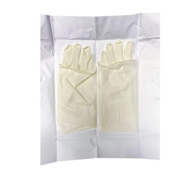 ODM Medical Protective Supplies Sterile Latex Gynecological Gloves Size M