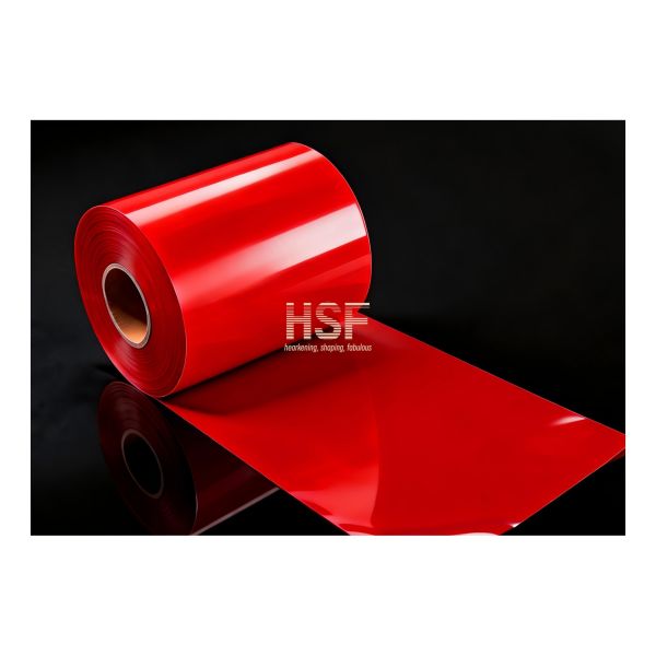 50μm Red CPE Base Film with Excellent Chemical Resistance for Lamination and Coating, also suitable for industrial packaging, surface protection and composite applications.