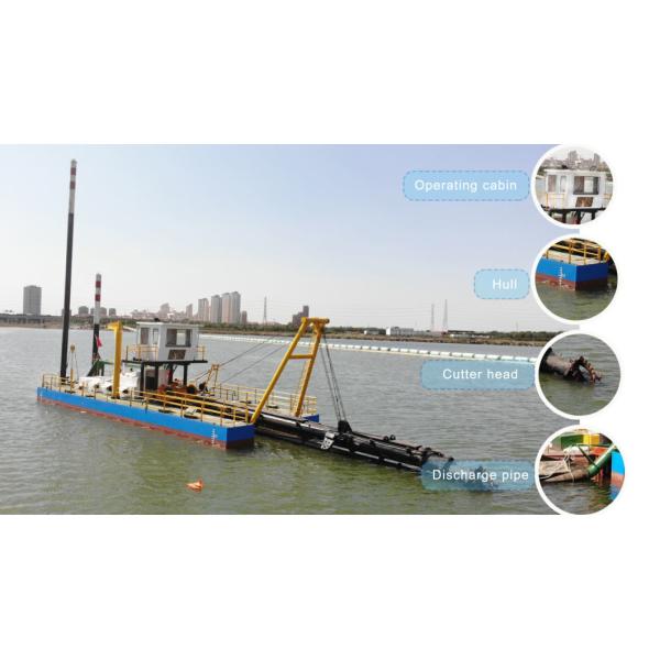 Solid Capacity 600m3/H Discharge Distance 1500m Length 38m Sand Dredger with CE/ISO