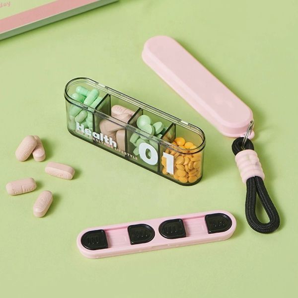 Wholesale Mini Portable Weekly 7-Day Child-Resistant Food Grade PP Durable Easy-to-Carry Travel Tablet & Pill Organizer