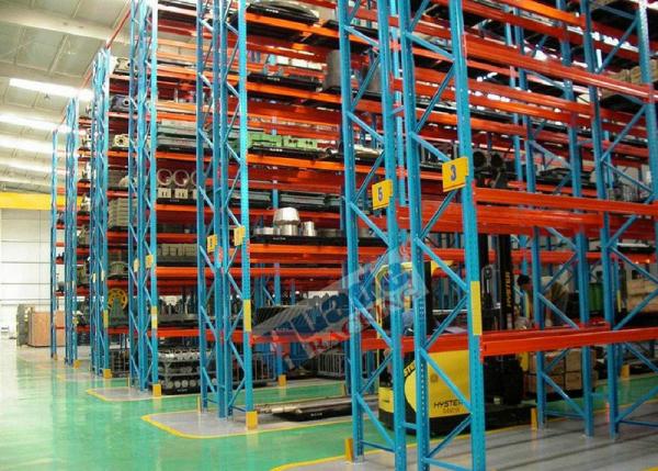 Galvanized Heavy Duty Industrial Racking Q345 Steel Pallet Shelving