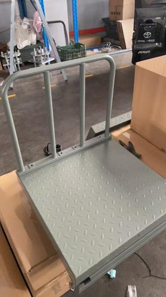 Heavy Duty Platform Weight Scale Electronic Digital Weighing Scales 500x500mm 300Kg  With Backrail