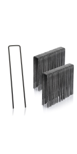 6 x 33 feet Sheet Woven Weed Control Fabric - Stabilized Black Heavy Duty 3 oz/yd² Landscape Ground Cover Membrane