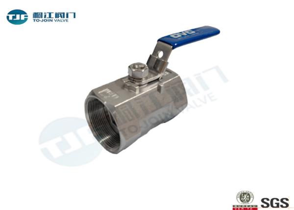 JIS SUS13 SUS316 Industrial Ball Valve Standard 1 Piece Reduced Port Style