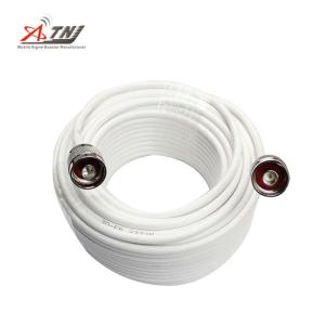 Signal Booster Coaxial Cable with 20M N Male Connector for Customized Length