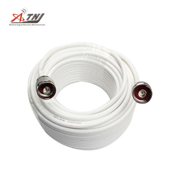Signal Booster Coaxial Cable with 20M N Male Connector for Customized Length