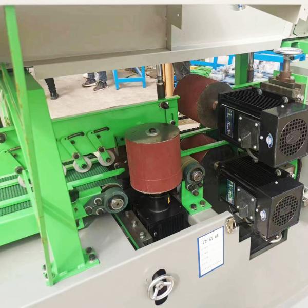 Advanced Automatic Wooden Block Four Sided Sanding Machine with Double Pressure Roller