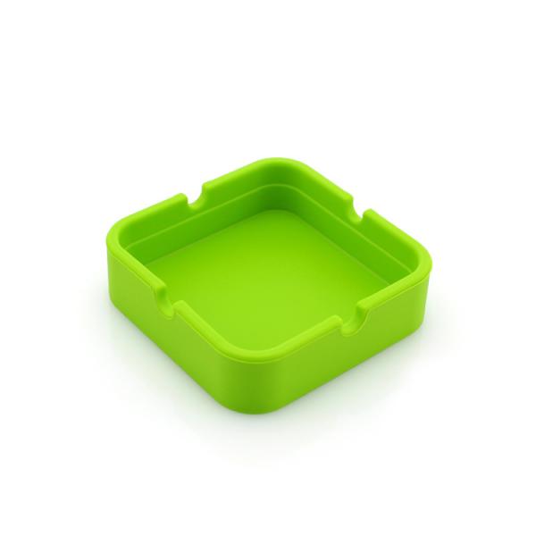 REACH Certified Silicone Ashtray for Cigarettes Smoking Cigar 4 Lighter Rest Included
