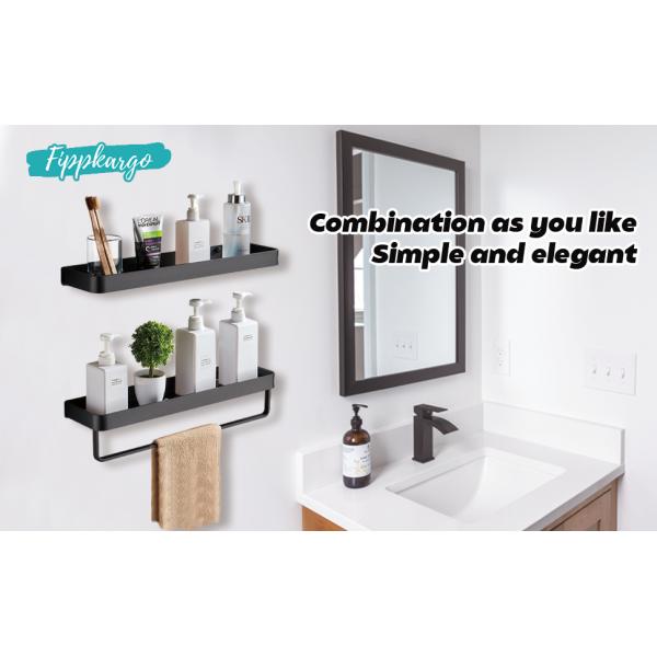 Угловые душевые полки Стеллаж ванной комнаты Угловой организатор Полка Стенная сверлка Монтированные душевые кадилы Шампуновый держатель