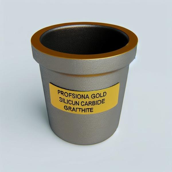 High-Performance Professional Gold Melting Crucible with Silicon Carbide Graphite Material for Refining