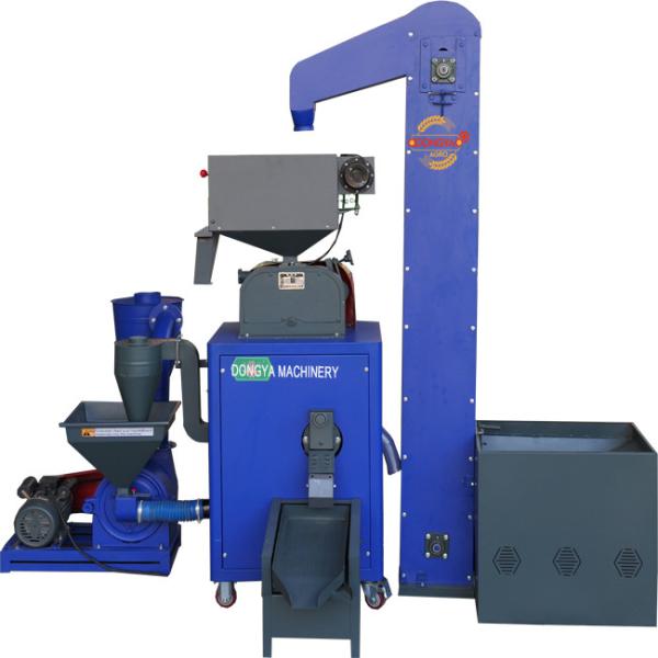 YIFENG AGRO 300kg Per Hour Brown Rice Mill Husk Mill White Rice with Pulverise Funtion 200volt Single Phase