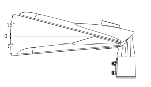 Простая структура светодиодные уличные светильники для легкой установки IP66 водонепроницаемая IK08 3030 SMD LED
