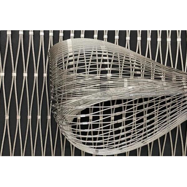 Knotted Type Hand Woven Stainless Steel Rope Mesh with SS304/316 Material 1.5mm/2mm/2.5mm Wire Diameter and 25*25mm/30*30mm/50*50mm Mesh Opening