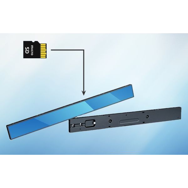 27 Inch Stretched Bar LCD Screen FHD Animation Text Digital Signage Shopping Mall Retail Store Elevator Self-Service Business