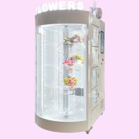 Dispensador de flores frescas com 24 ranhuras Refrigerado e máquina de venda de flores de autoatendimento