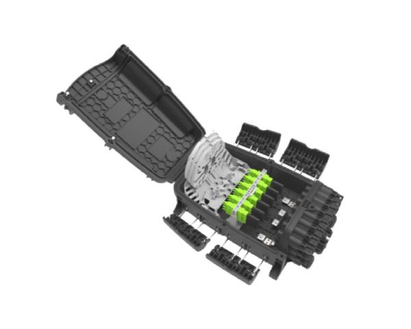 24 SC SC Simplex Port Fiber Optic Termination Box IP68 For 2.0x3.0mm Drop Cable