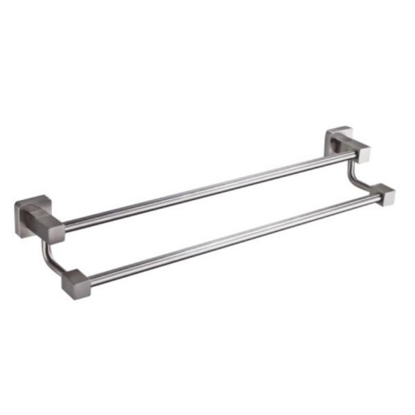 Double Towel Rail 83409-Square&Stainless steel304&Brush& Bathroom Accessories &kitchen&Sanitary Hardware