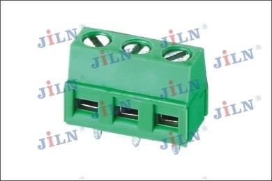Brass 250V M2.5 JL127 PCB Terminal Connector 26AWG PA66 5.08mm Pitch