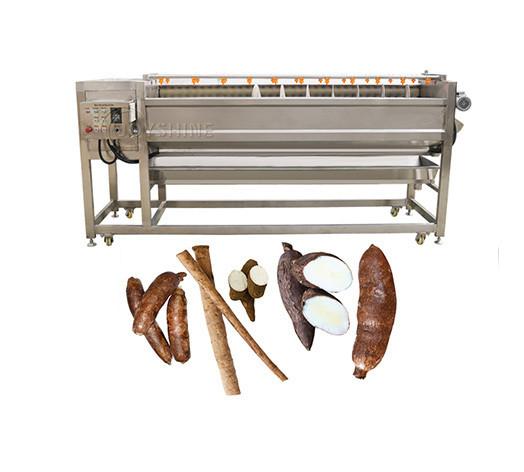 Diamond Spiral Shaft Carrot Potato Cleaning Peeling Machine for Food Beverage Shops
