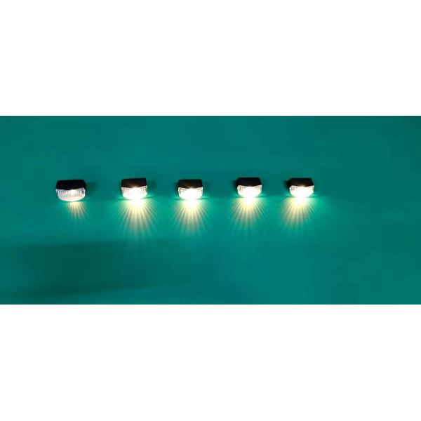 Solar Deck Lights Outdoor Solar Step Lights Waterproof Led Solar Lights for Outdoor Stairs, Step , Fence, Yard,