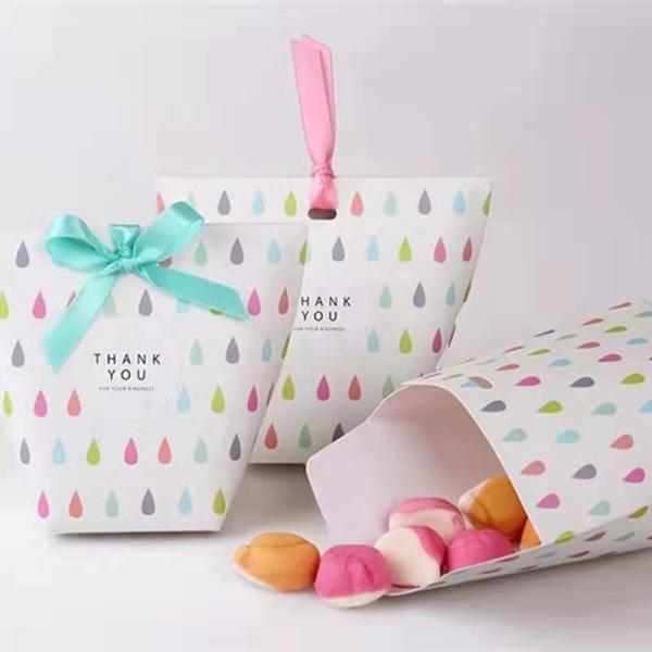 Напечатанный логотип на заказ для вечеринки. Подарочная сумка для детей.