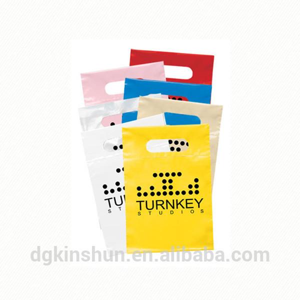 LDPE / HDPE Plastic Reusable Shopping Bag Custom Logo For Grocery Store / Boutique