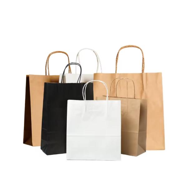 Экологически чистые бумажные пакеты можно настроить с различными цветами