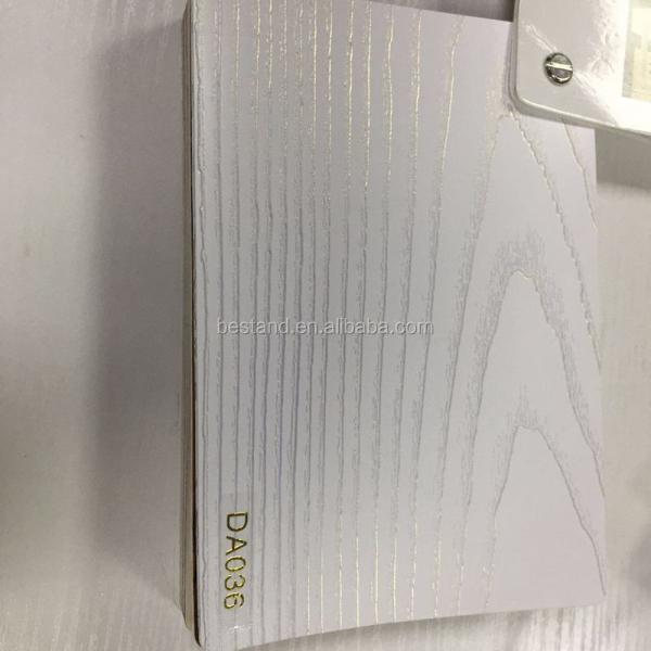Furniture 1400mm Width Opaque PVC Wood Texture Foil for MDF Vacuum Press Door Decoration Film