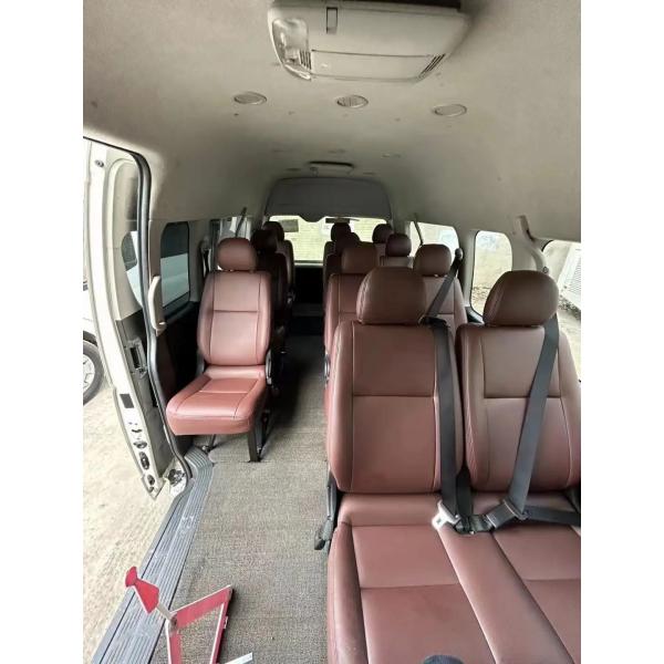 Hiace 13-Seat 4-Door Front-Wheel Drive Gasoline Engine Comfort And Accident-Free Second-Hand Minibus