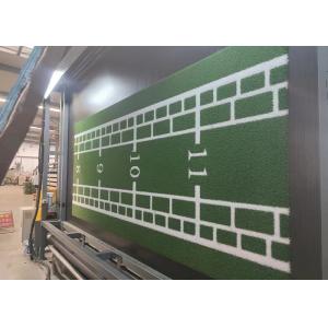 15 мм прочный логотип искусственной травы с изображением на заказ Синтетическая трава для спортивных кортов или зоны отдыха