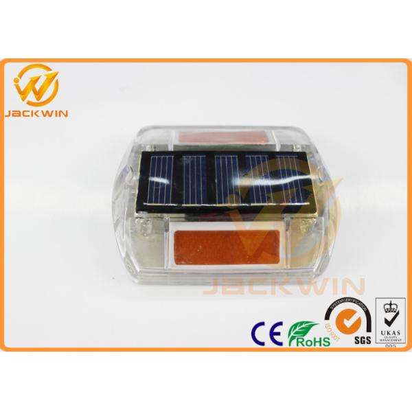 Solar Flashing LED Reflective Road Studs Waterproof Plastic Traffic Safety