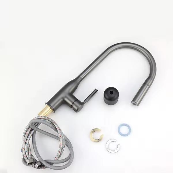 Stainless Steel Kitchen Faucet Single Handle Desk Mounted Tap for OEM/ODM Acceptable