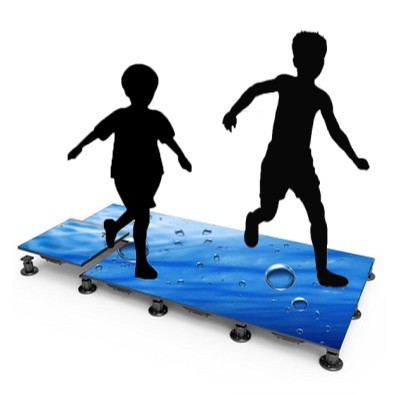 P1.95 Anti-Glare LED Dance Floor Multi-Touch 500x500mm For Museum Corporate