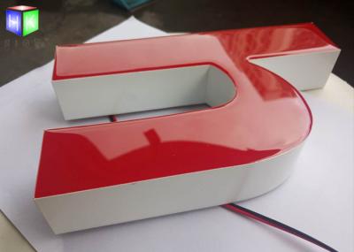 CE Face Lit Led Channel Letters For Shop Front Name Sign , 12V Output