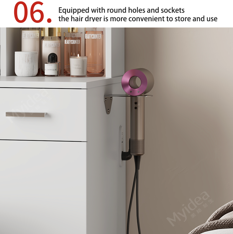 customization Simple with Mirror, Stool, Dressing Table, Bedroom, Cosmetics with Cabinet, Storage Table, Small-sized Household, Makeup Table