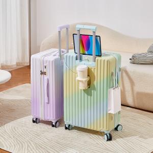 Grande valise ABS 1901 Valise couleur dégradée pour hommes et femmes 2025