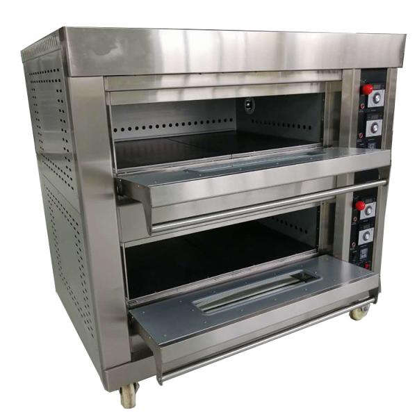 forno de gás do pão de Oven Machine Simple Linear Structure da padaria 160kg