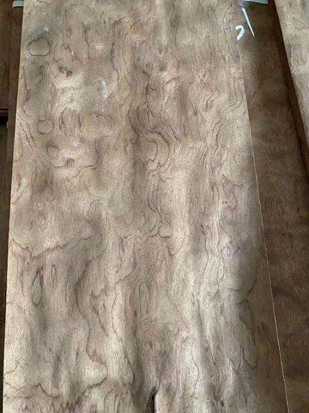 0,45 mm Bubinga Pomelle Africana Grau A para Móveis de Decoração de Interiores