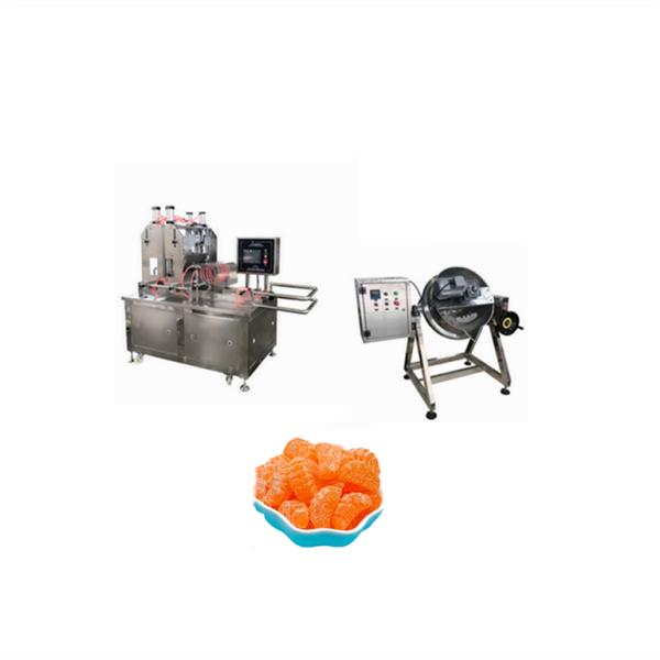 Semi Automatic Blueberry Soft Jelly Candy Gummy Candy Making Machine with Consumption