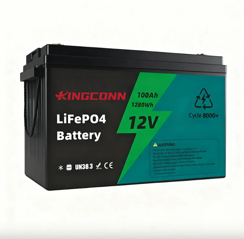 12V 100Ah LiFePO4 Battery, 8000+ Cycles, Bluetooth Monitor. Perfect for Solar, RV & Home Off‑Grid Energy Storage.