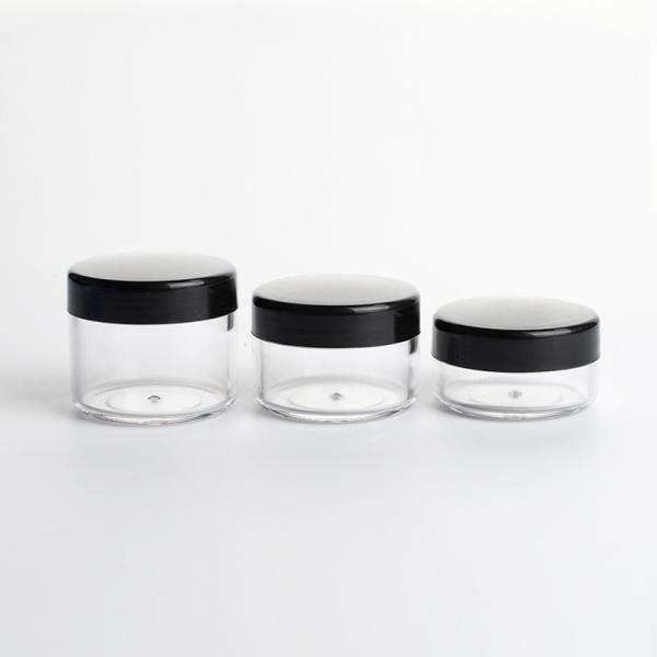 PETG 20g Empty Plastic Cosmetic Containers Lip Balm Eyeshadow With Sealing Disc
