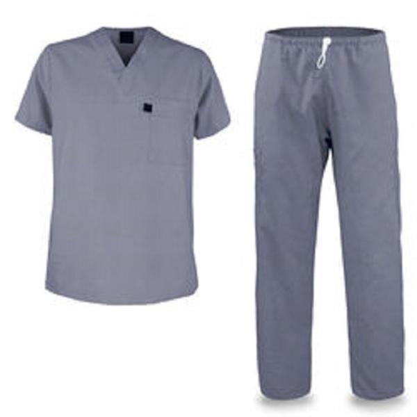 factory custom logo strech solid color made in china cheap design hospital  uniforms sets new style men scrub