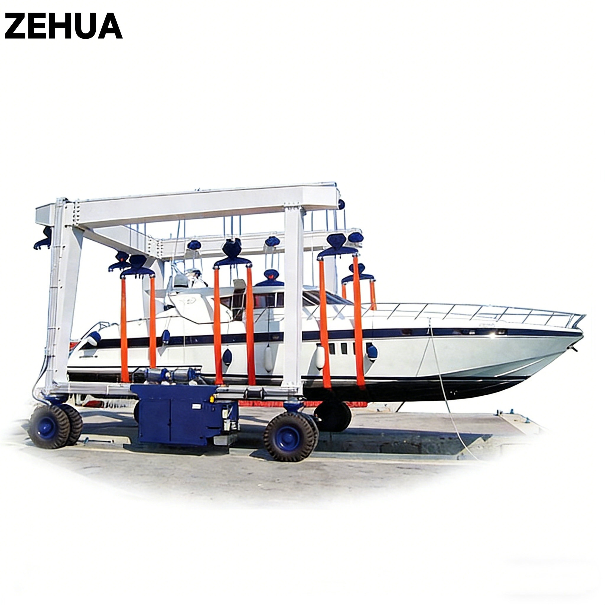 Boat Lift Yacht Hoist Marine Crane This Hydraulic Boat Lift Is Designed for Yachts 100ton 150ton 200ton 300ton