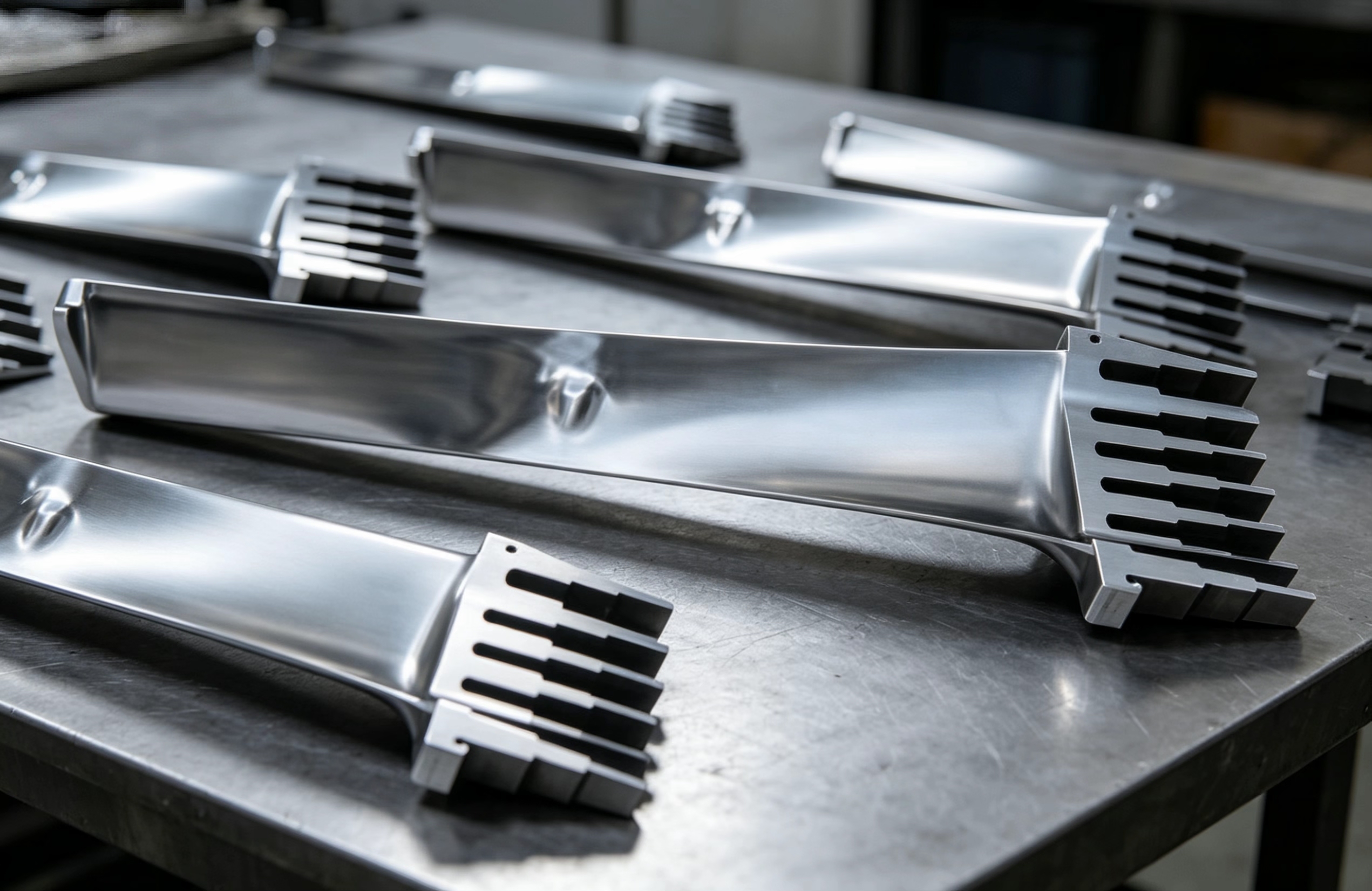 Custom 600 MW Steam Turbine Moving Blade with 3D-Optimized Aerodynamic Design and Water-Droplet-Erosion-Resistant Performance