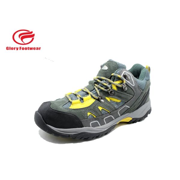 Cemented Grey Lightweight Steel Toe Boots , Sports Lightweight Steel Toe Cap Trainers