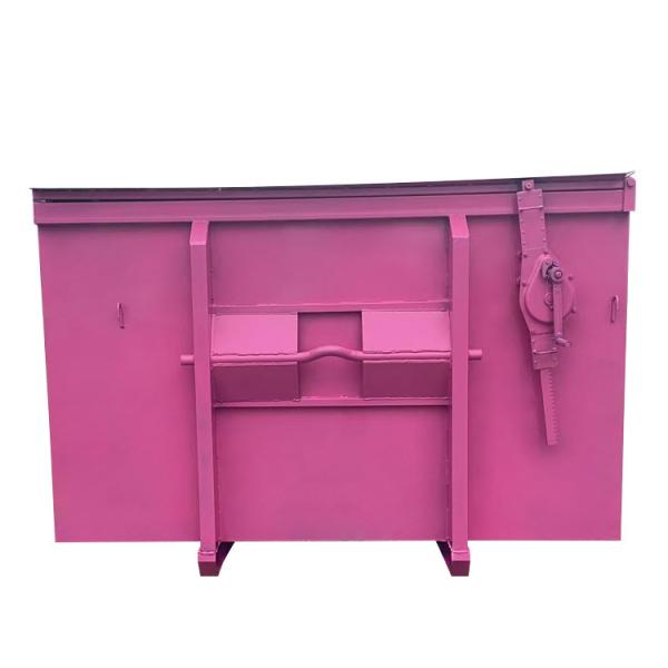 Reinforced Cor Ten Steel Roro Bin Roll Off Dumpster For Agriculture Demolition Coastal Waste Handling