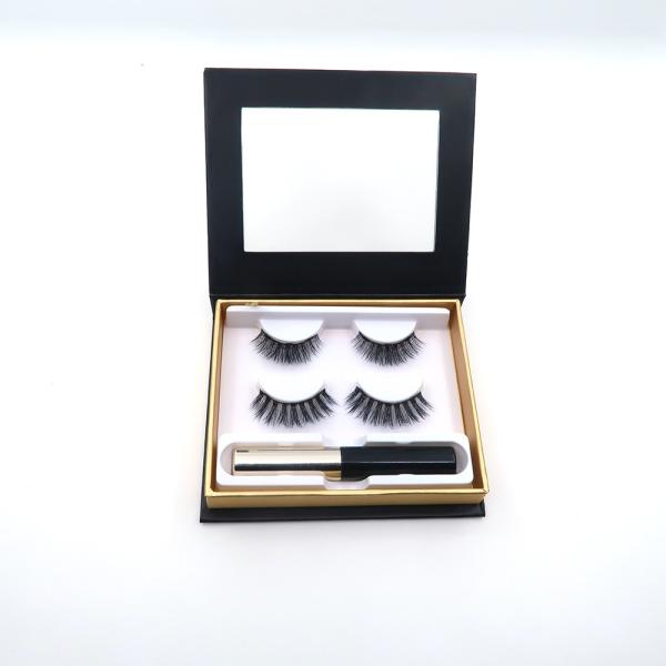 Adhesive 10D Magnetic Eyeliner Eyelash Suit 25mm Korean PBT Fiber