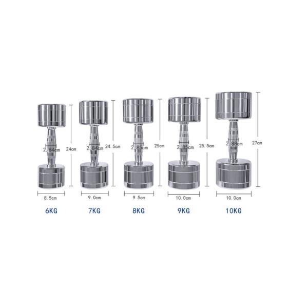 Household Women'S Electroplated Dumbbells Men'S Fitness Arm Dumbbells Gym Commercial Dumbbells